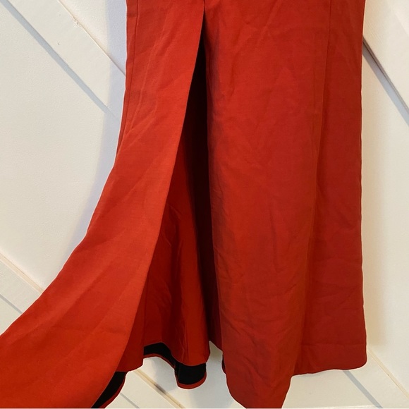 C/Meo Collective Fragment One Shoulder Fit & Flare Sleeveless Gown Red Sz S - Picture 5 of 9